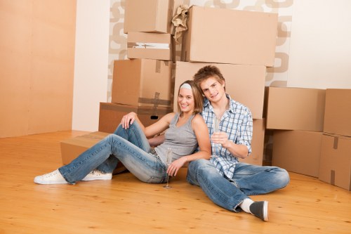 Professional removals team planning a move in Pimlico