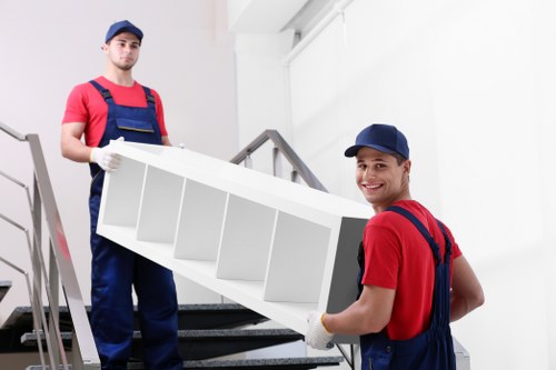 Removal company team handling a home move in Pimlico