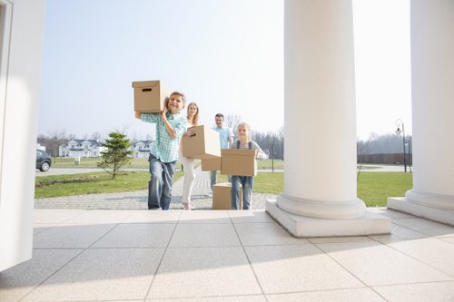 Office relocation planning in Pimlico with move coordination and packing materials