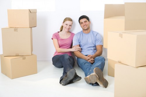 Organised packing supplies for a Pimlico home relocation