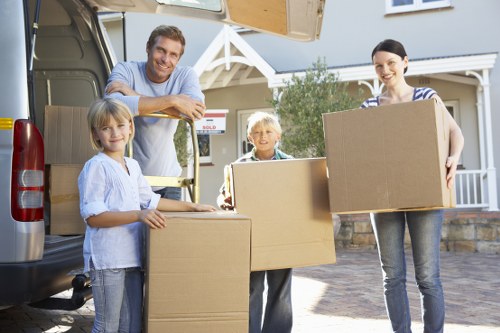 Eco-friendly packing boxes and moving materials in Pimlico