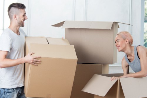 Careful handling of fragile items during removals in Pimlico