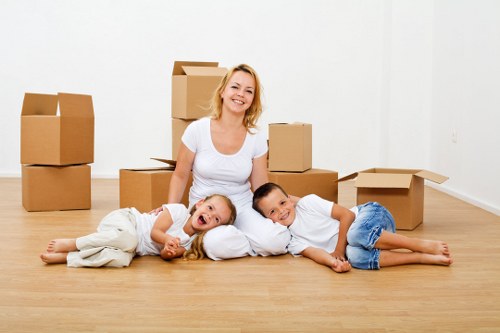 Pimlico office relocation scene showing logistics for a central London business move