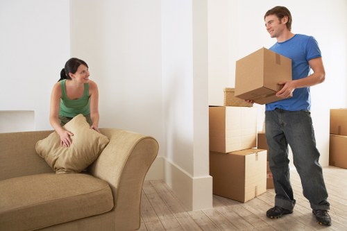 A moving truck serving residential and office moves in Pimlico